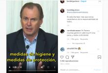 mensaje Bordet por la pandemia