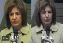 Patricia Bullrich fake news