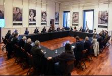 Cafiero y Guzmán con empresarios y sindicalistas