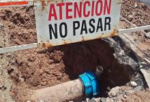 caño de agua roto