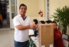 Marcelo Casaretto votando