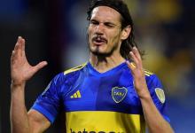 Boca no contará con el uruguayo Edinson Cavani para la revancha con Cruzeiro