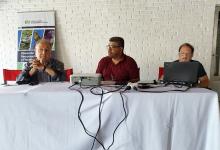 La reunión convocada por el gobierno entrerriano se realizó en el Club de Pesca y Remo de Rosario del Tala.