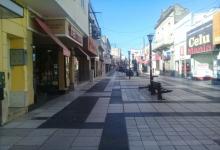 Peatonal San Martín vacía