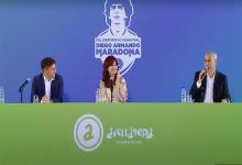 Cristina Fernández de Kirchner fue la principal oradora en la inauguración del complejo deportivo “Diego Armando Maradona” en el partido bonaerense de Avellaneda.