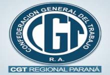 La CGT Regional Paraná manifestó su apoyo a los trabajadores de la UTHGRA