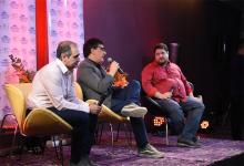 Diego Cabot (izquierda), Osvaldo “Coni” Cherep (centro) y Nicolás Wiñazki (derecha) en el ciclo de charlas de ANÁLISIS disertaron sobre “Periodismo y justicia en la Argentina”.