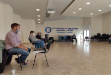 La reunión del COES de Gualeguaychú se hizo en el salón de la Caja de Jubilaciones Municipal.