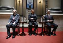 Juan Carlos Maqueda, Horacio Rosatti y Carlos Rosenkrantz.