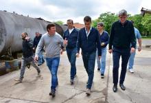 Enrique Cresto visito hoy emprendimientos productivos en Aldea Santa Rosa y destacó las cadenas de valor de la provincia en materia productiva e industrial.