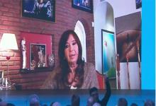 Cristina Kirchner desde Río Gallegos
