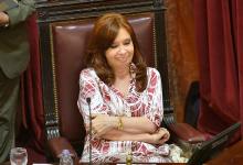 Cristina Fernández preside Senado