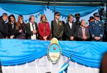El acto oficial por el Día de la Bandera se realizó en Pueblo Belgrano