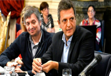 Máximo Kirchner y Sergio Massa