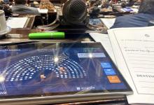 Imagen de una banca en la Cámara de Diputados de la Nación.