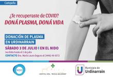 Urdinarrain donación de plasma