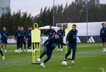 Fútbol: Nicolás González fue la sorpresa en la última práctica de la selección argentina
