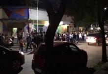 festejo de estudiantes en Chajarí 