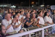El gobernador Rogelio Frigerio participó de la Fiesta Nacional del Chamamé en Federal. 