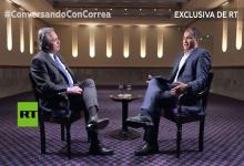 Fernández entrevistado por Correa