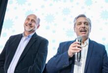 Alberto Fernández y Omar Perotti