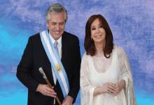 Alberto Fernández junto a Cristina Fernández