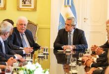 Alberto Fernández con Ginés González García