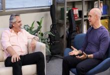 Fernández con Larreta (archivo)