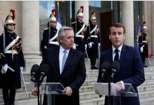 Fernández y Macron brindaron un mensaje