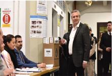 Alberto Fernández votó en las PASO