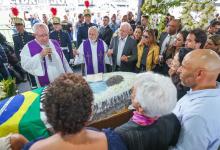Lula participó del funeral de Pelé