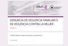 Habilitaron un formulario online para denuncias de violencia familiar o de género