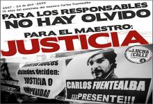 Carlos Fuentealba pedido de Justicia