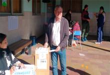 Pedro Galimberti votó en la Mesa 3300 de la Escuela N° 120 “Juan Manuel Estrada” de Chajarí.