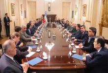 La primera reunión de Milei con los 24 gobernadores el martes pasado en Casa Rosada.