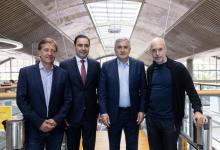 Rodolfo Suárez, Gustavo Valdés, Gerardo Morales y Horacio Rodríguez Larreta