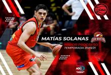 Básquet: el paranaense Matías Solanas es el jugador de mayor progreso en la Liga Nacional