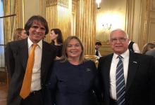 Medina asistió a la asunción de funcionarios en la embajada de Estados Unidos