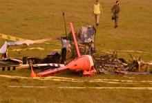 helicóptero caído en Uruguay