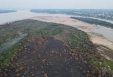 Advirtieron que el incendio en la Isla Puente “arrasó con todo lo que es vida”