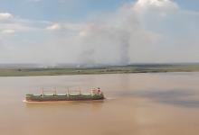 Notificaron un incendio controlado en Pre Delta y extinto el de Victoria