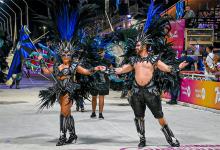 Kamarr anoche tuvo una de sus mejores actuaciones en el Carnaval del País. Fotografía: Prensa del Carnaval.