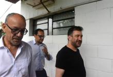 Edgardo Kueider al ingresar a la fiscalía en Ciudad del Este.
