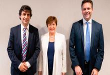 La nueva directora del FMI se reunió con Lacunza y Sandleris