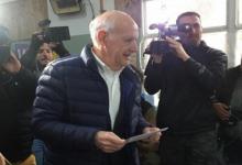 Lavagna votando en las PASO
