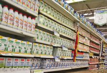 Góndola leche
