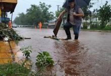 basura en Paraná provoca anegamientos