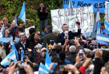 Macri de campaña en La Paz