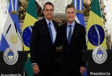 Jair Bolsonaro con Mauricio Macri