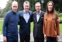 Horacio Rodríguez Larreta, María Eugenia Vidal y Miguel Pichetto trabajan en la apertura de Juntos por el Cambio